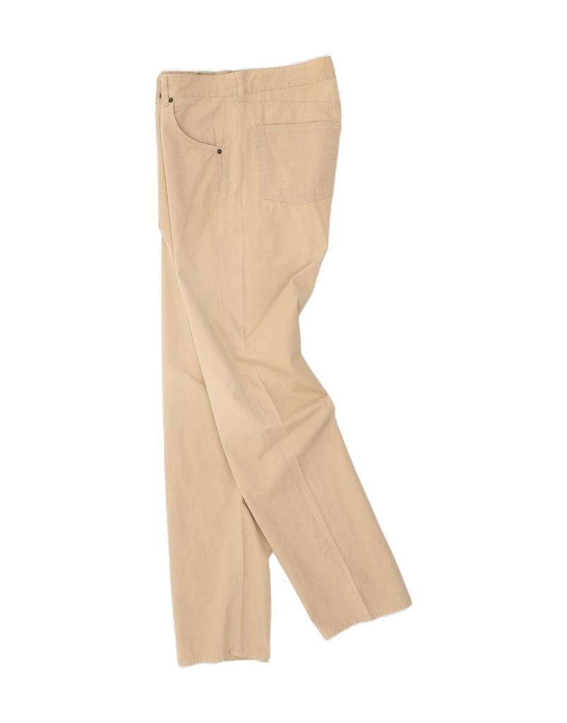 AVIREX Mens Straight Casual Trousers W34 L35 Beige Cotton | Vintage Avirex | Thrift | Second-Hand Avirex | Used Clothing | Messina Hembry 