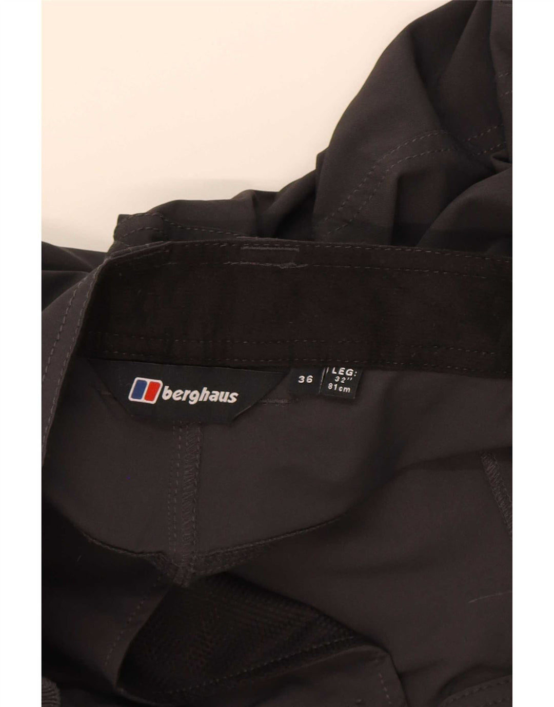 Berghaus Mens Hiking Cargo Trousers W36 L32 Grey Polyamide