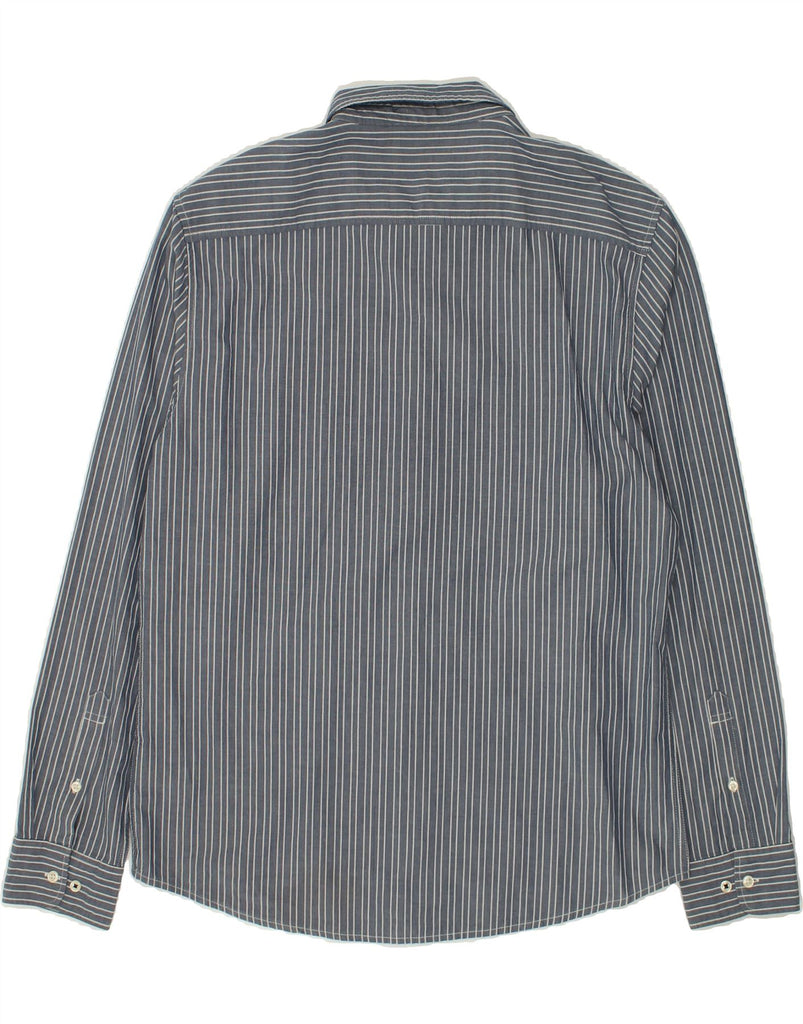 LEE Mens Slim Fit Shirt 2XL Grey Striped Cotton | Vintage Lee | Thrift | Second-Hand Lee | Used Clothing | Messina Hembry 