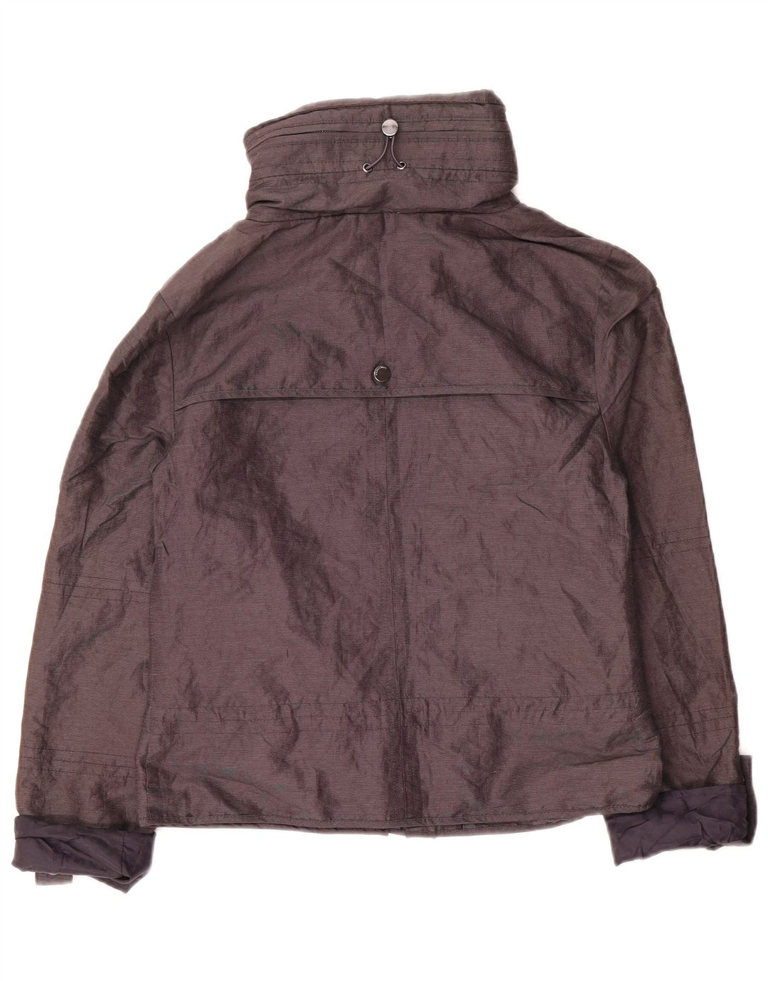 Marks & Spencer Womens Loose Fit Rain Jacket UK 6 XS  Navy Blue Polyamide