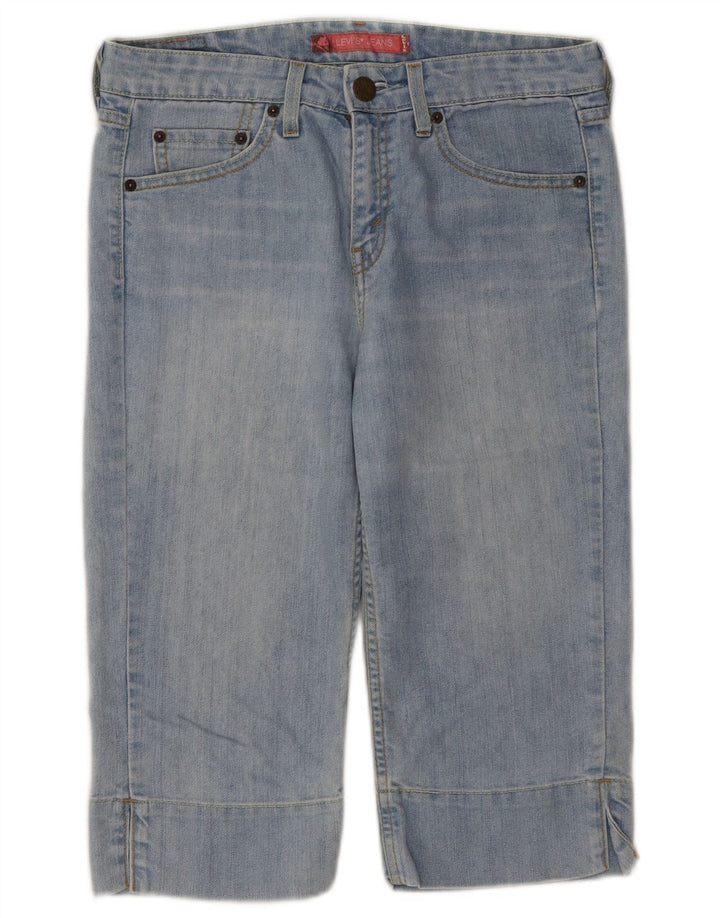 Levi's Womens Bermuda Denim Shorts US 9 Medium W32  Blue Ramie