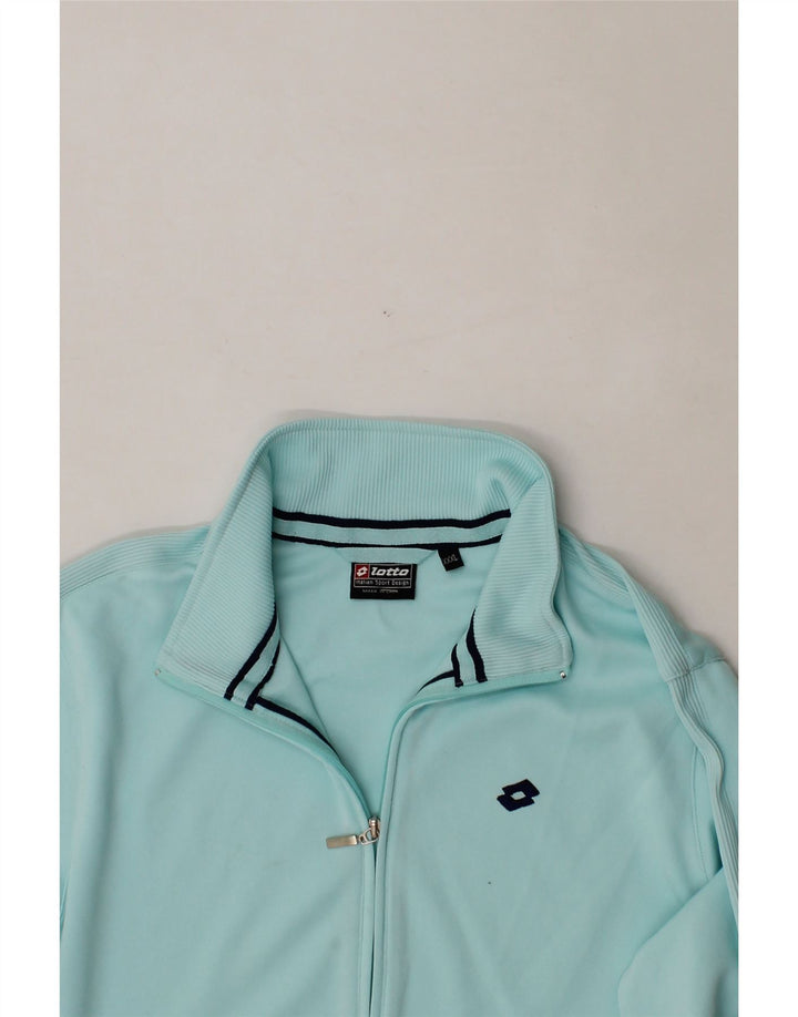 LOTTO Womens Tracksuit Top Jacket UK 22 3XL Turquoise Vintage Lotto and Second-Hand Lotto from Messina Hembry 