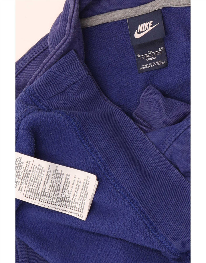 Nike Mens Tracksuit Top Jacket XL Blue Cotton