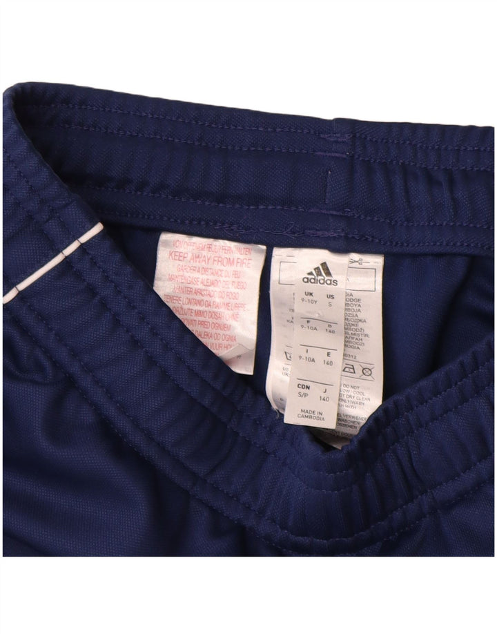 Adidas Boys Aeroready Tracksuit Trousers 9-10 Years  Navy Blue Polyester