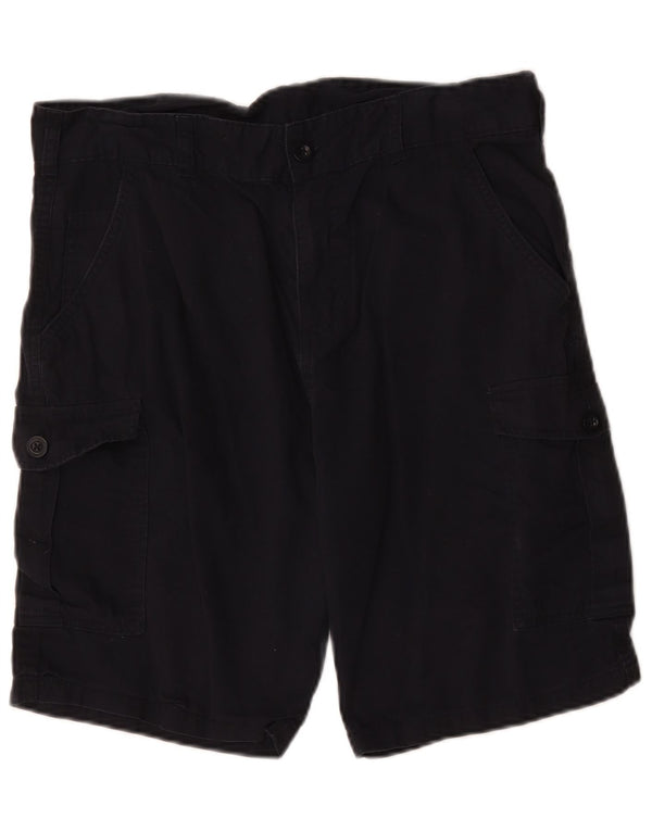 Mountain Warehouse Mens Cargo Shorts W34 Large Navy Blue Cotton