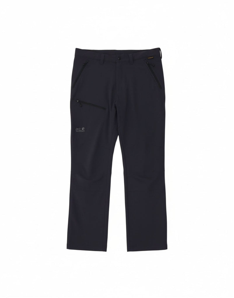 JACK WOLFSKIN Mens Straight Cargo Trousers UK 40 Large W36 L29 Navy Blue Vintage Jack Wolfskin and Second-Hand Jack Wolfskin from Messina Hembry 