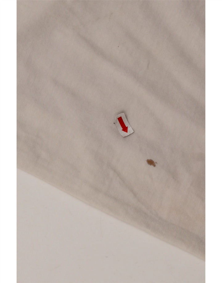 LEVI'S Mens Graphic T-Shirt Top Large Off White Cotton