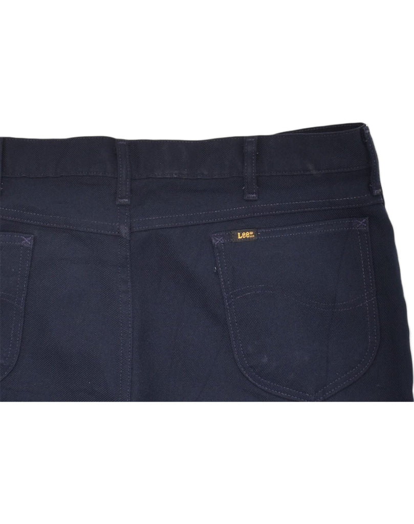 LEE Mens Casual Trousers W40 L26/28 Navy Blue Cotton | Vintage | Thrift | Second-Hand | Used Clothing | Messina Hembry 