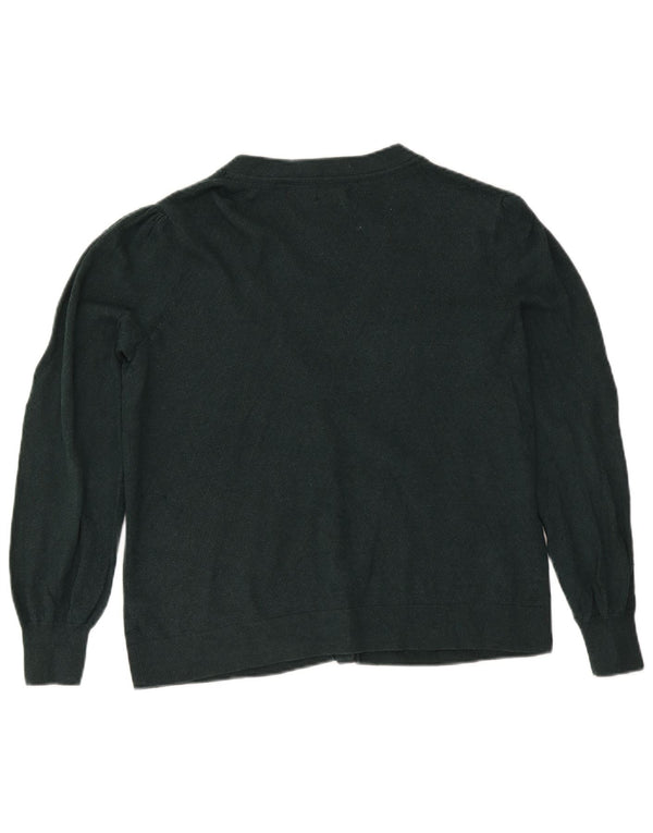 Fat Face Womens Cardigan Sweater UK 18 XL Green Cotton