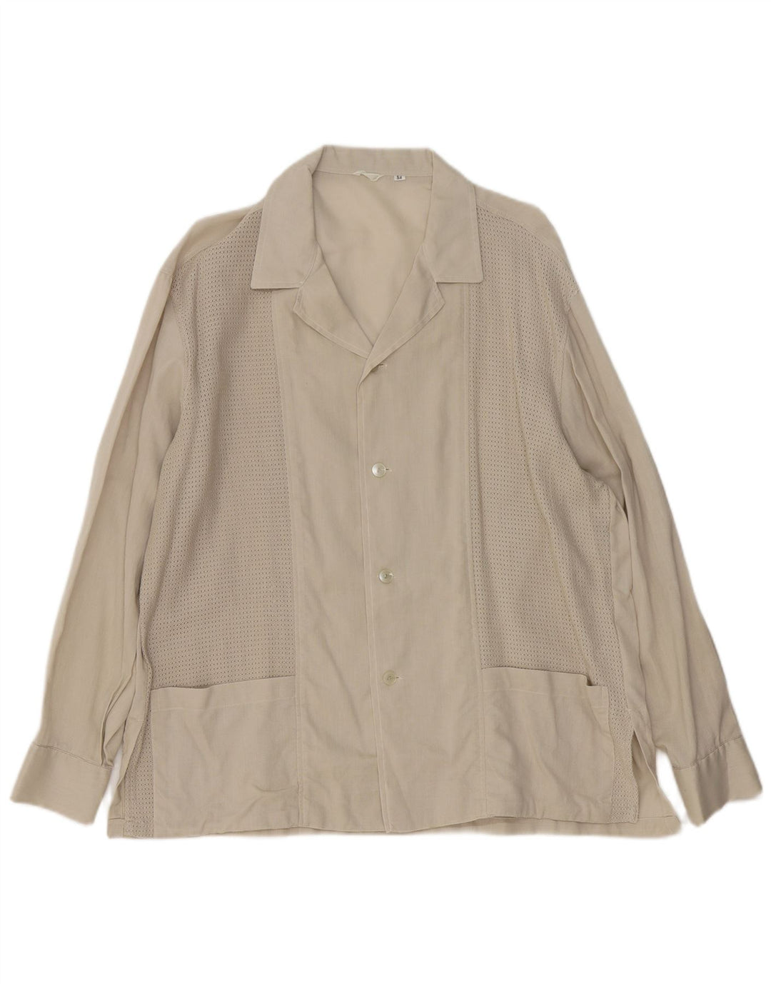 Vintage Mens Overshirt Shirt IT 54 XL Green