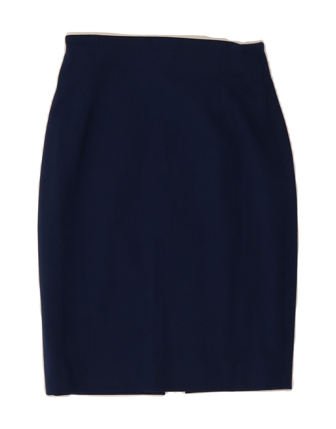SPORTMAX Womens High Waist Pencil Skirt UK 10 Small W24 Navy Blue
