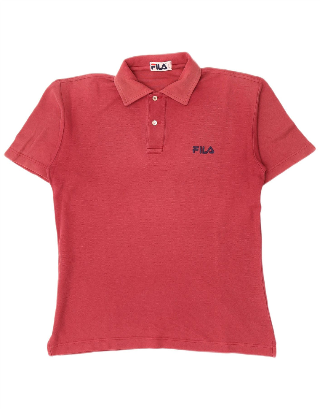 Fila Mens Polo Shirt IT 46 Small Red