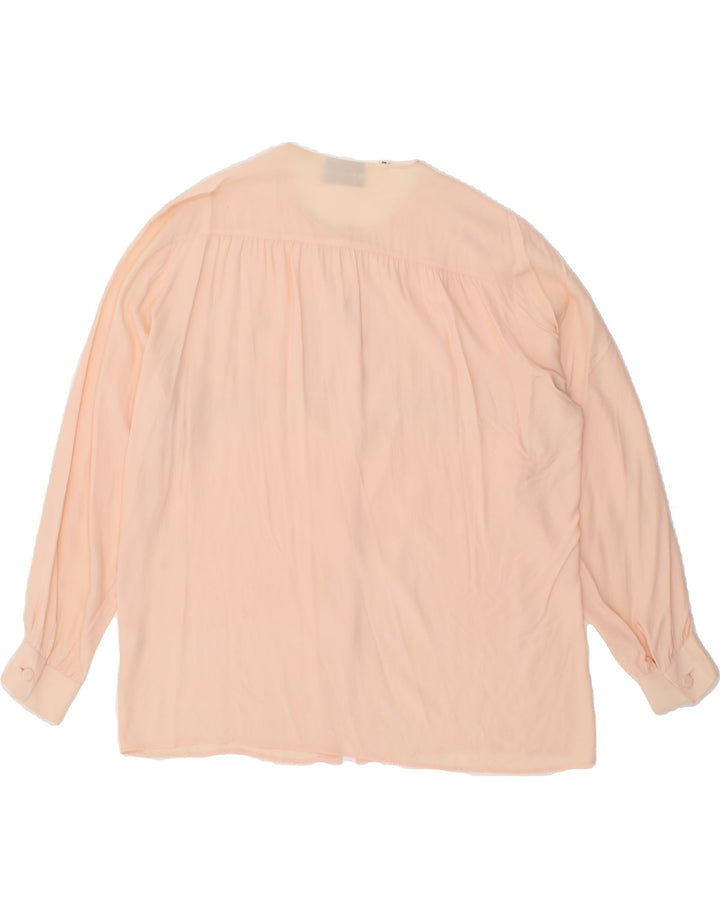 CARINA Womens Longline Oversized Shirt Blouse IT 42 Medium Pink Floral Vintage Carina and Second-Hand Carina from Messina Hembry 