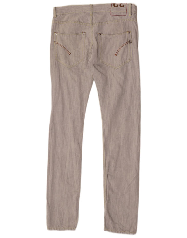 Dondup Womens Sam Slim Fit Slim Jeans W32 L34 Grey Cotton