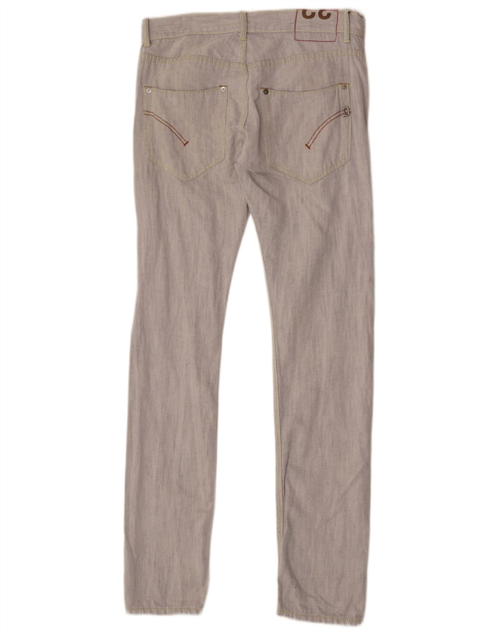 Dondup Womens Sam Slim Fit Slim Jeans W32 L34 Grey Cotton