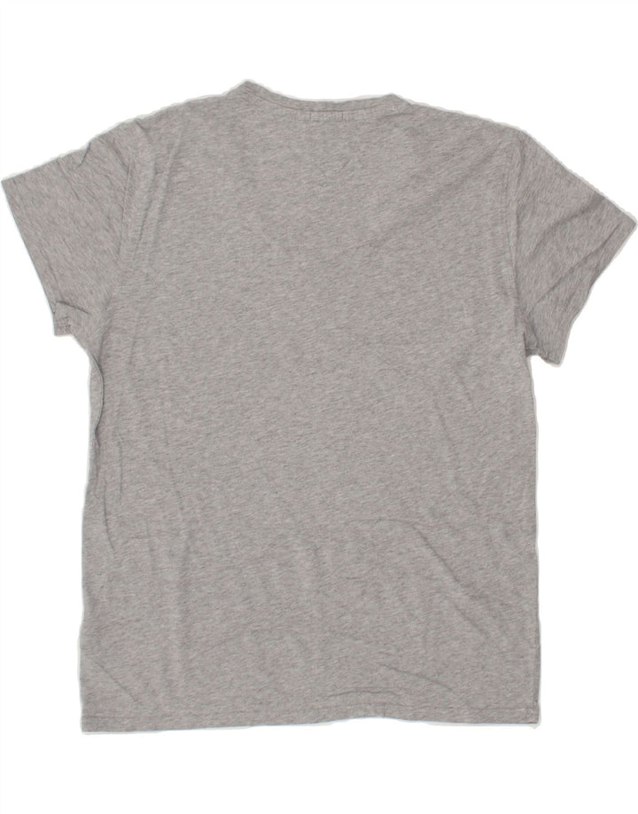 TOMMY HILFIGER Mens T-Shirt Top Medium Grey Vintage Tommy Hilfiger and Second-Hand Tommy Hilfiger from Messina Hembry 