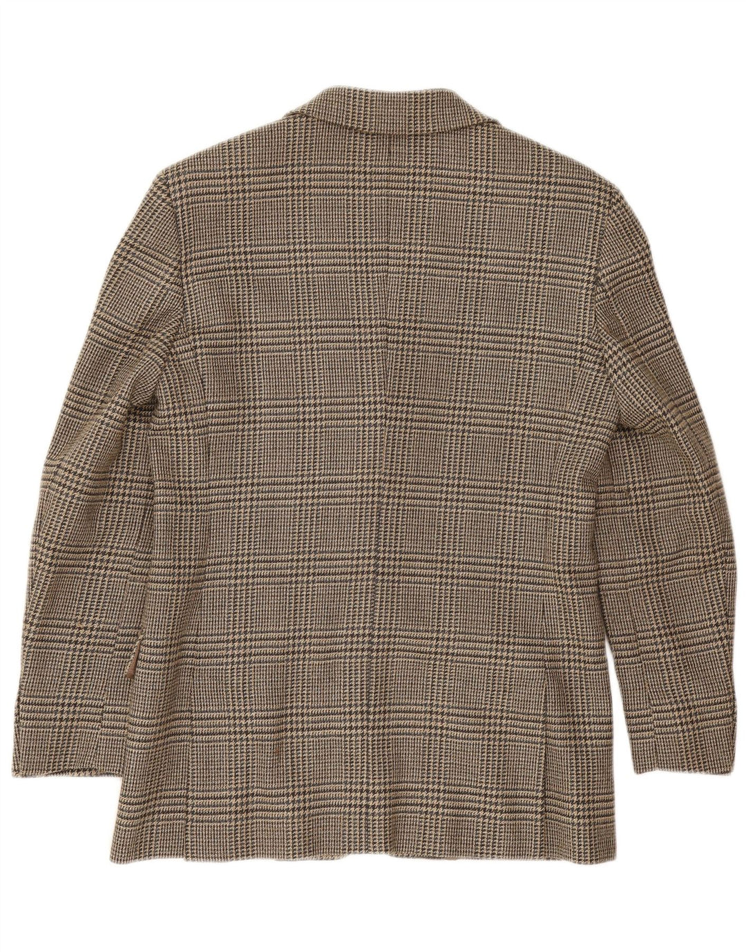 Max Mara Womens Weekend Blazer Jacket UK 10 Small Brown Houndstooth