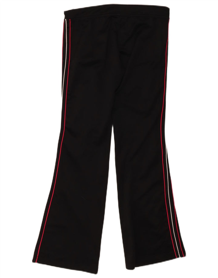 FILA Womens Flare Tracksuit Trousers UK 10 Small Black Polyester