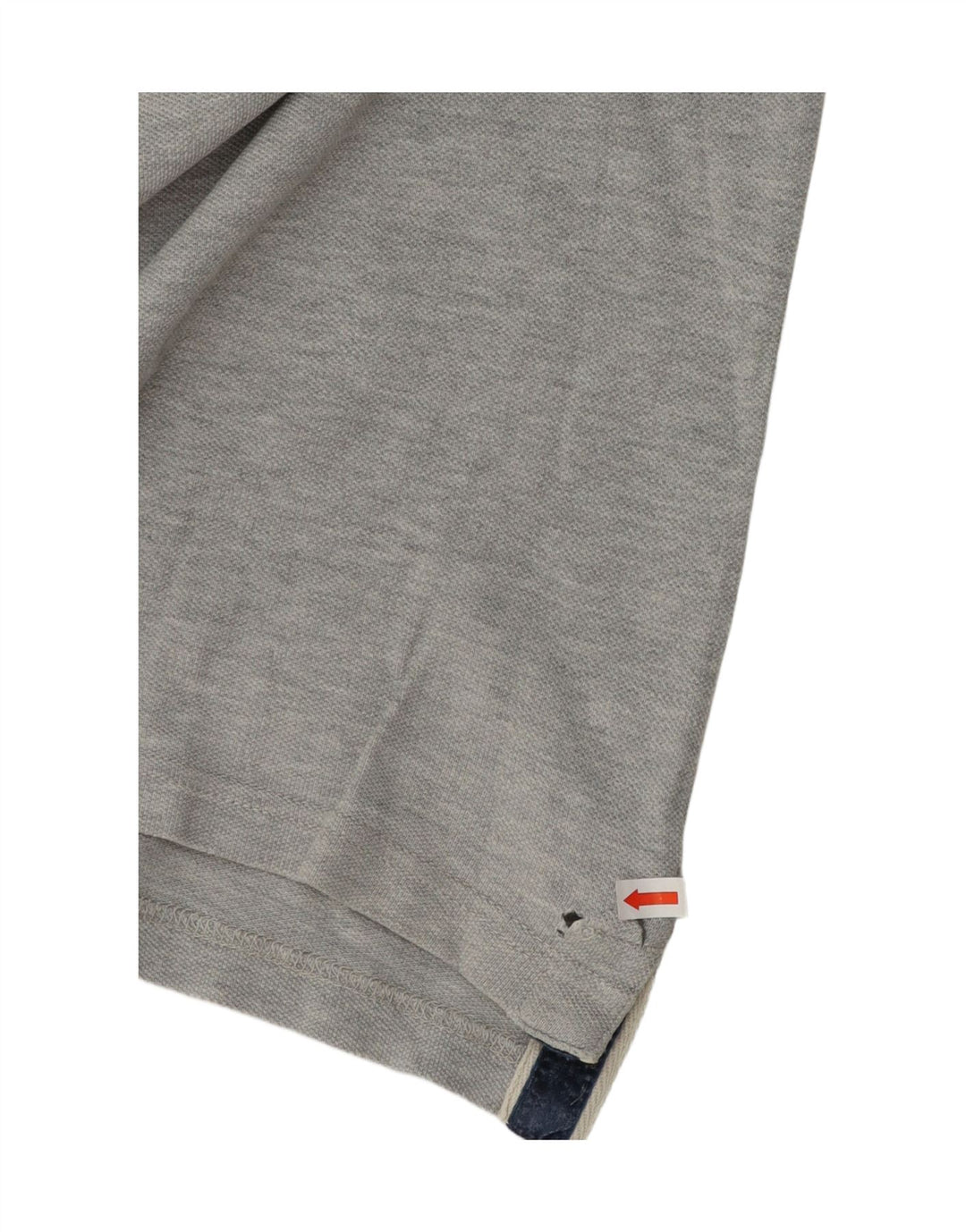 TOMMY HILFIGER Mens Graphic Polo Shirt Medium Grey Cotton Vintage Tommy Hilfiger and Second-Hand Tommy Hilfiger from Messina Hembry 