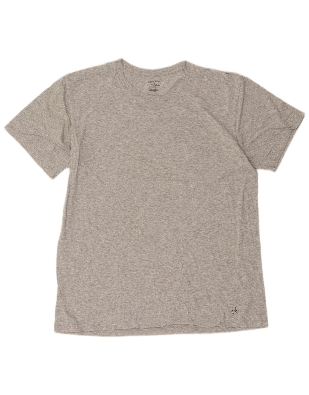 Calvin Klein Mens T-Shirt Top Large Grey Flecked
