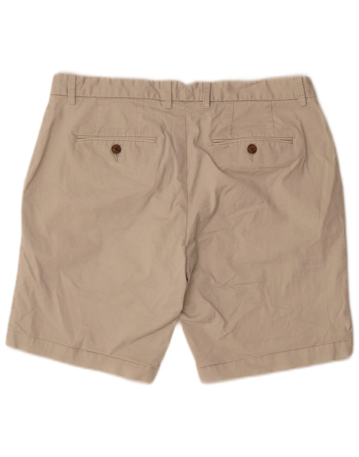 Reiss Mens Chino Shorts W34 Large Beige Cotton