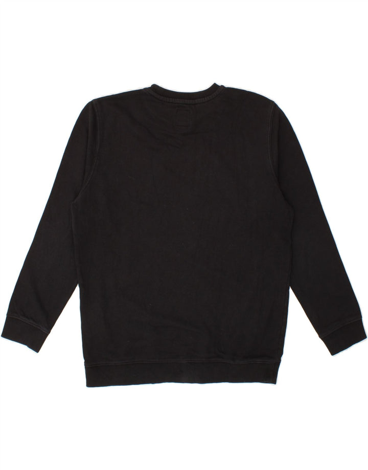 VANS Womens Graphic Hoodie Jumper UK 16 Large Black Vintage Vans and Second-Hand Vans from Messina Hembry 