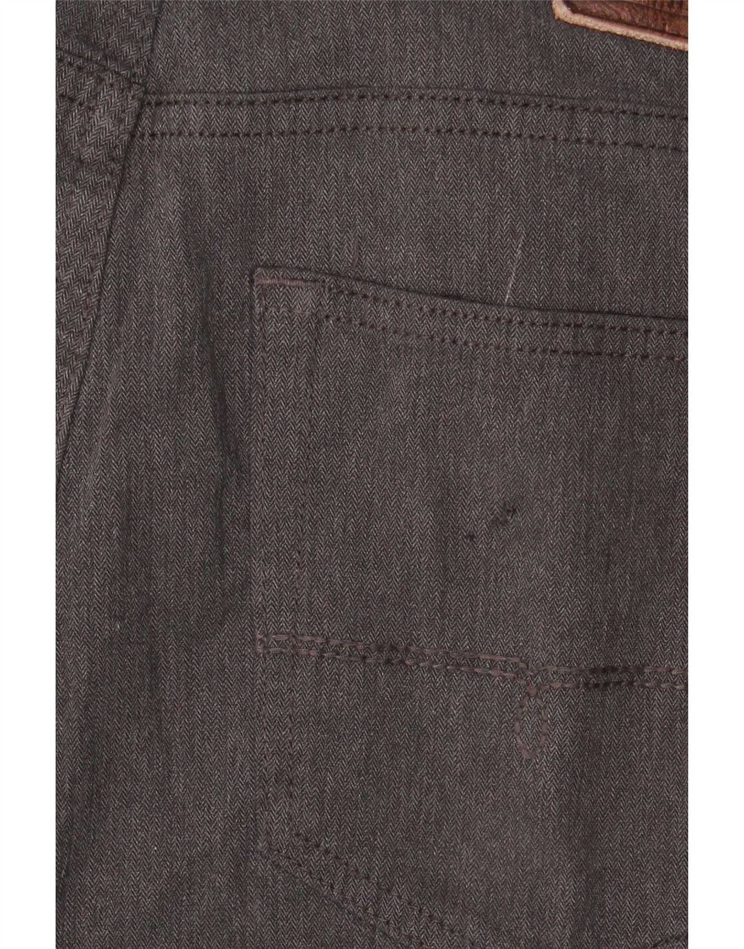 Marks & Spencer Mens Blue Harbour Straight Casual Trousers W36 L33 Grey