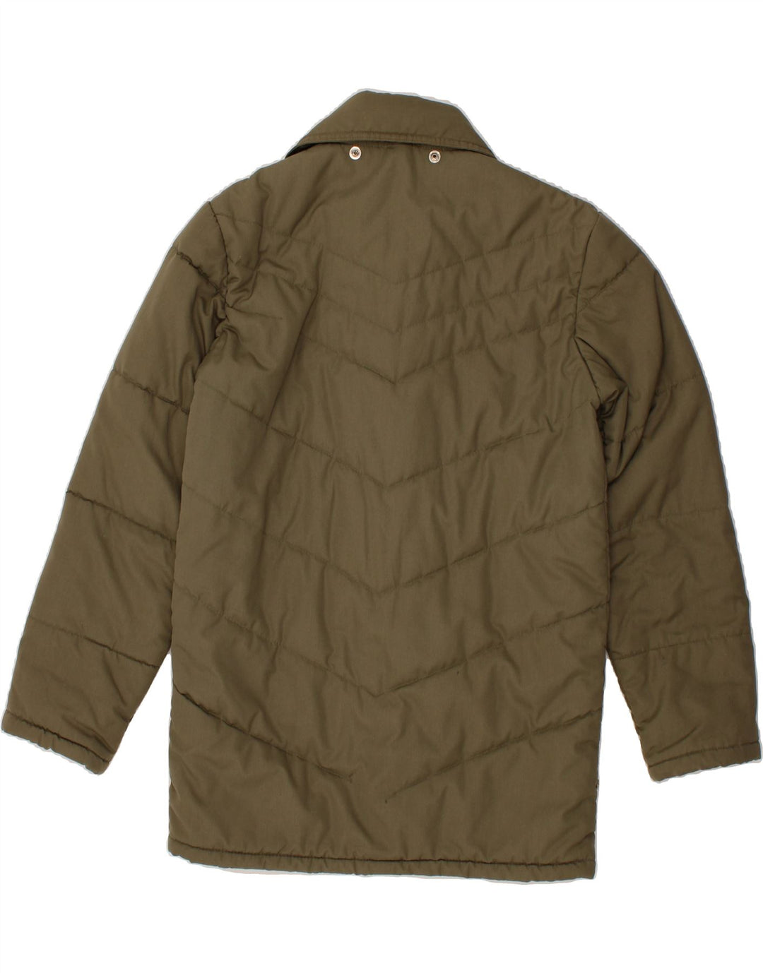 VINTAGE Mens Parka Jacket UK 36 Small Khaki Polyester Vintage Vintage and Second-Hand Vintage from Messina Hembry 