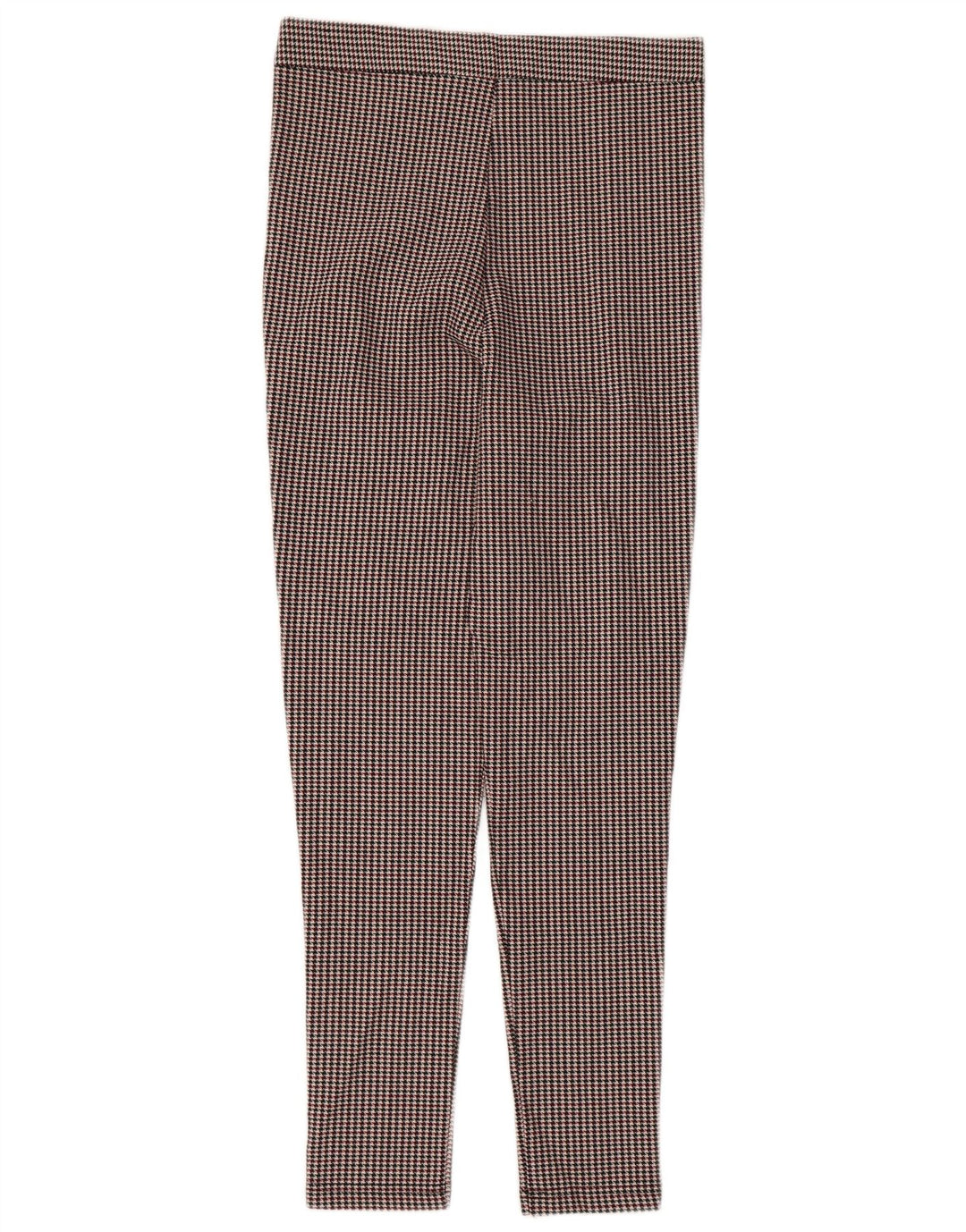 ZARA Womens Slim Suit Trousers Medium W28 L27 Multicoloured Houndstooth