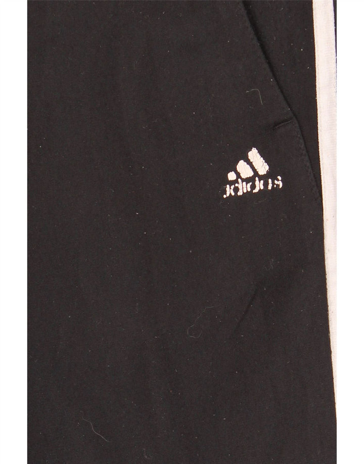 Adidas Mens Tracksuit Trousers UK 36/38 Small Black Polyester