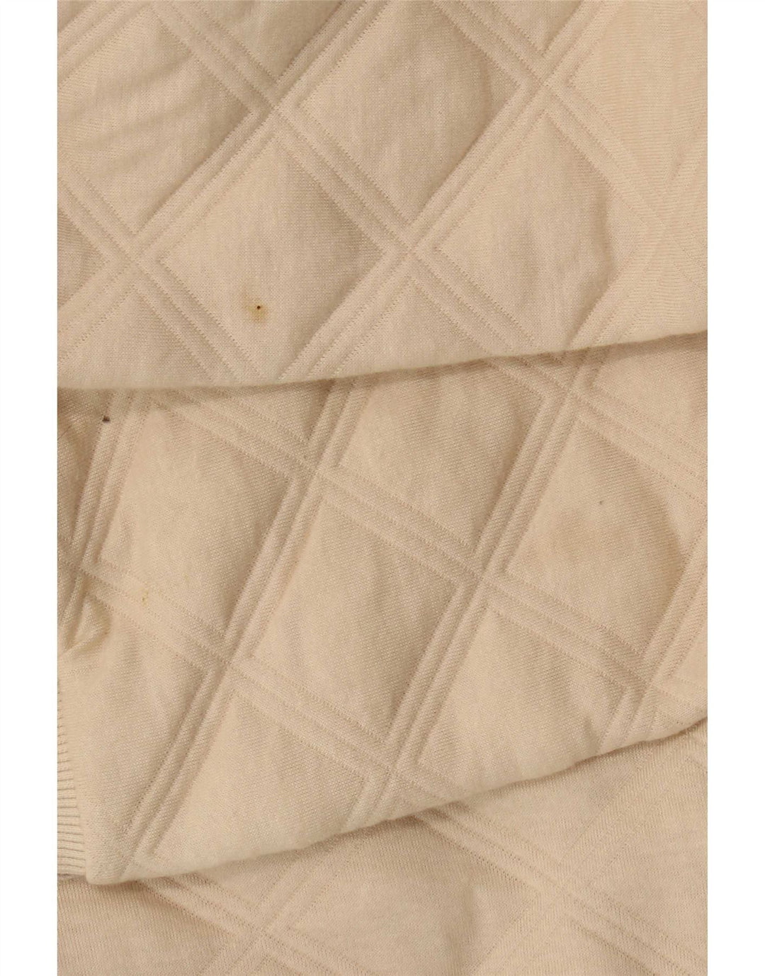 Barbour Womens Oversized Quilted Jacket UK 10 Small Beige Cotton