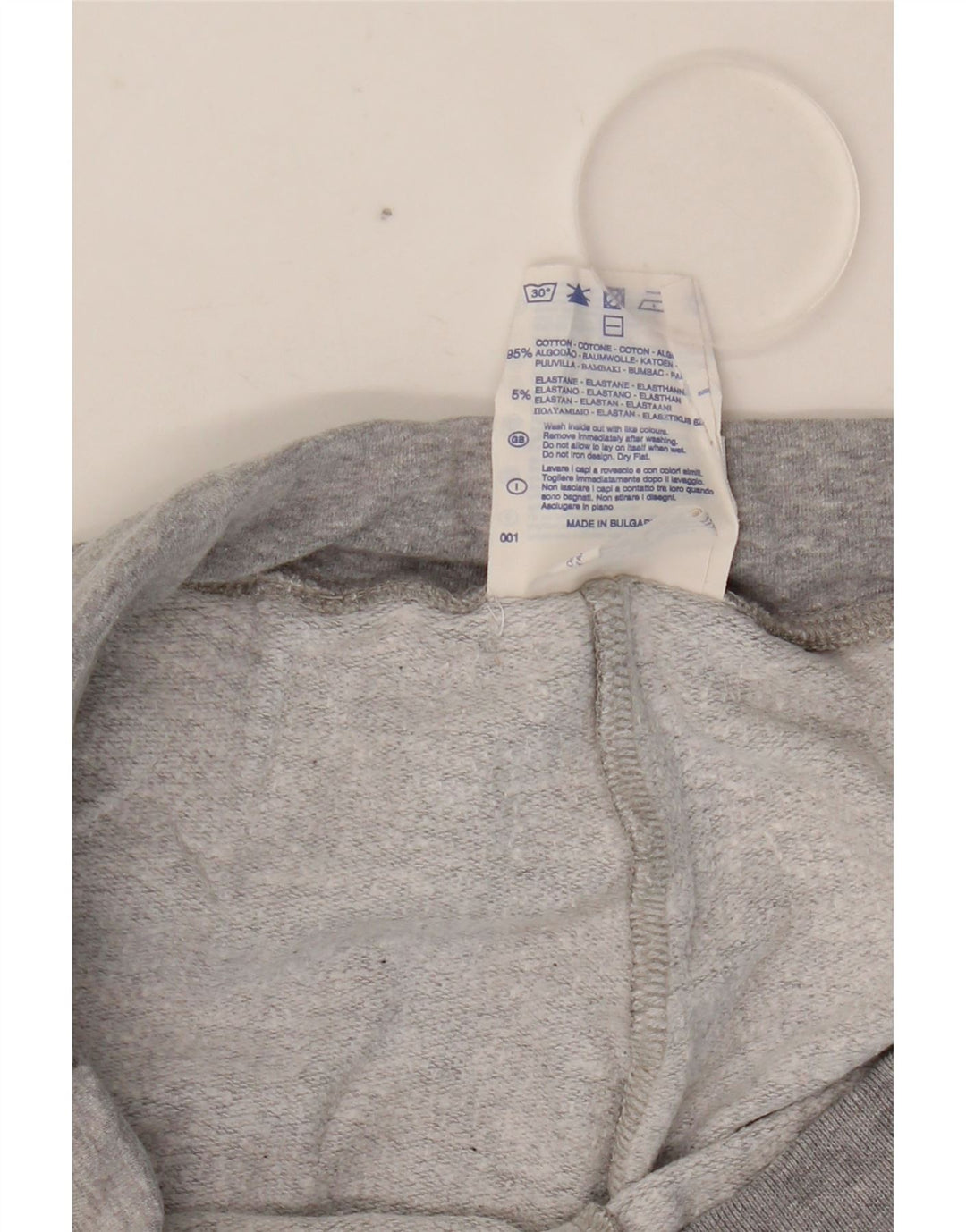 CHAMPION Womens Tracksuit Trousers UK 14 Medium Grey Cotton
