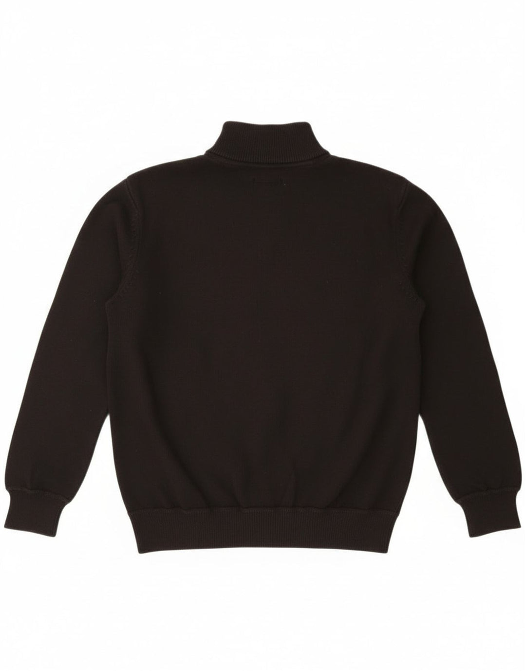 Wrangler Mens Zip Neck Jumper Sweater XL Black Cotton