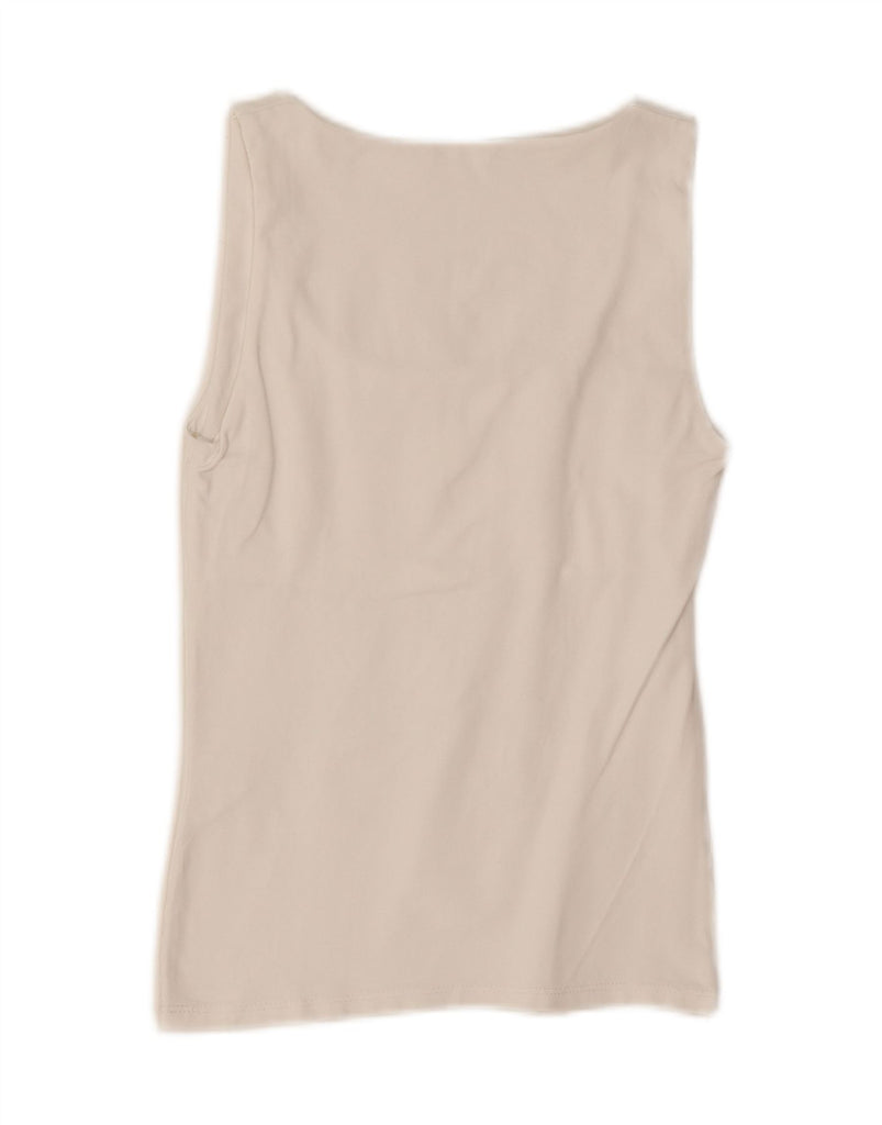 ZARA Womens Sleeveless Blouse Top UK 10 Small White Polyamide Vintage Zara and Second-Hand Zara from Messina Hembry 