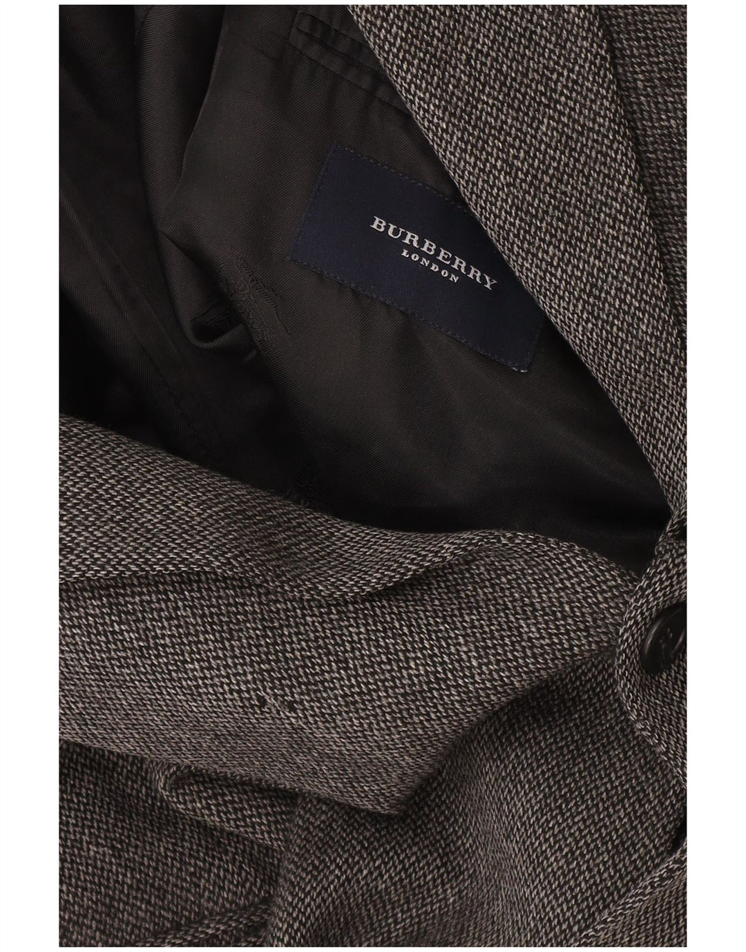 BURBERRY Mens 2 Button Blazer Jacket UK 42 XL Grey