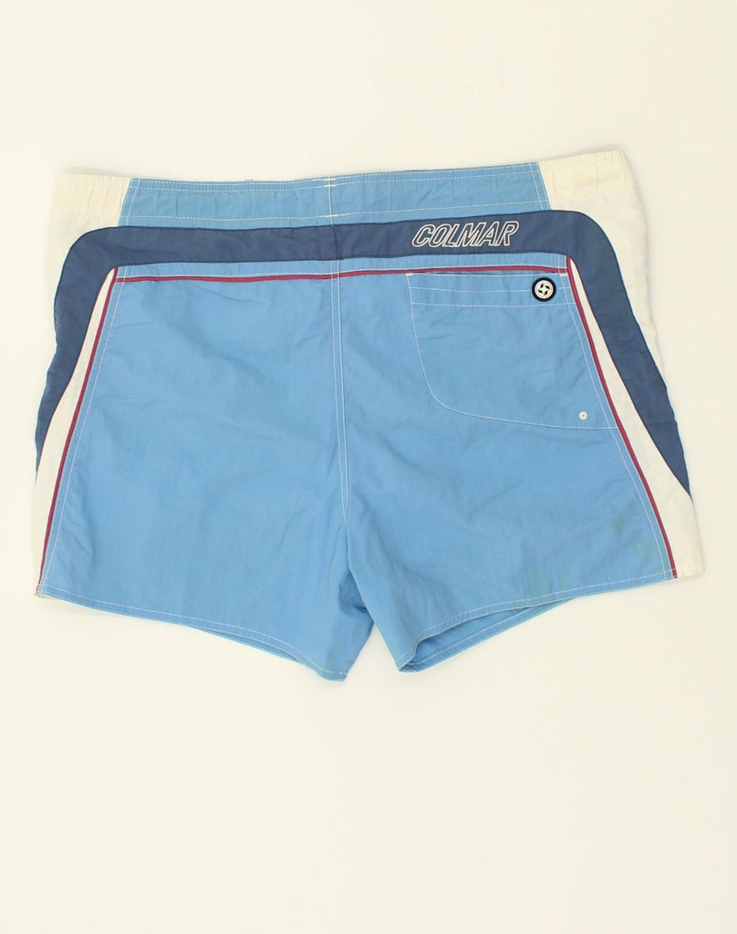 COLMAR Mens Swimming Shorts W38 XL Blue Polyester | Vintage Colmar | Thrift | Second-Hand Colmar | Used Clothing | Messina Hembry 