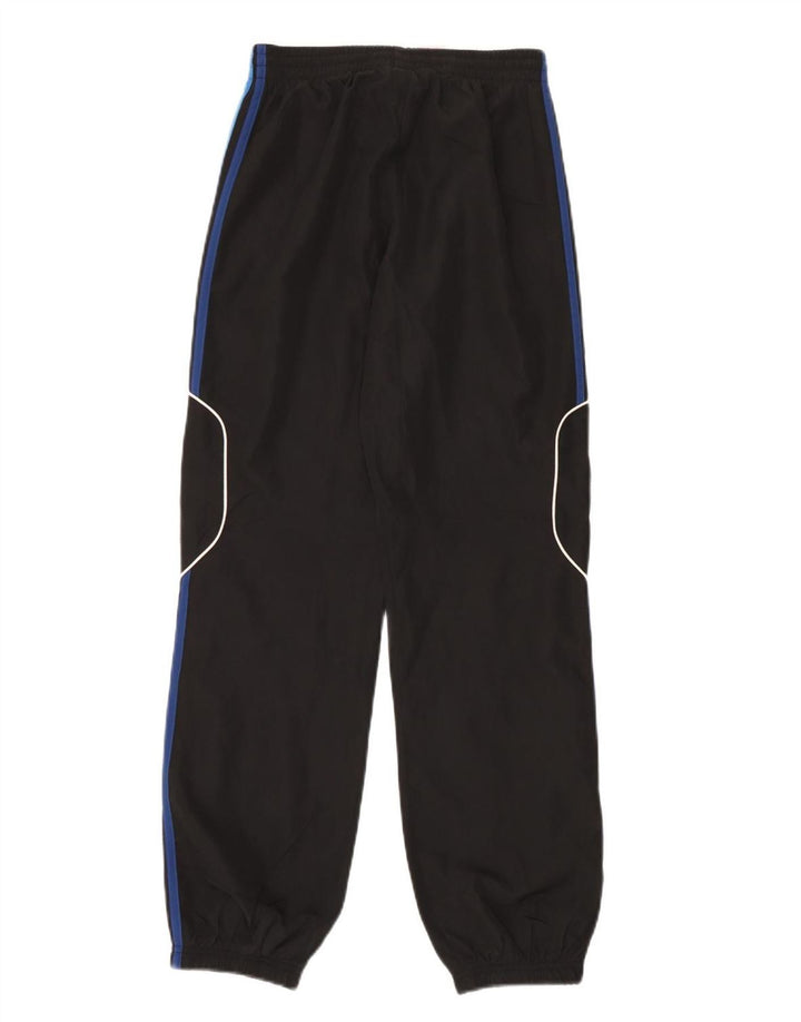 ADIDAS Boys Tracksuit Trousers Joggers 13-14 Years Black Polyester