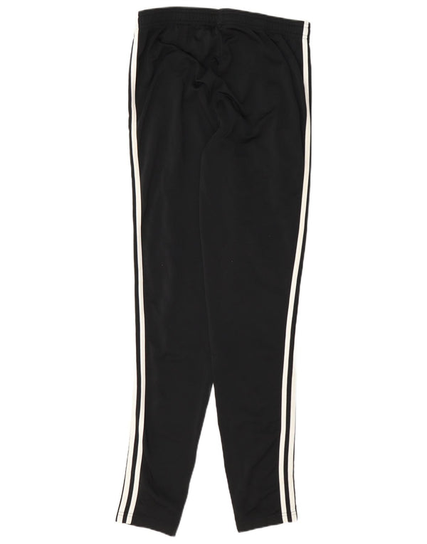 Adidas Boys Tracksuit Trousers 15-16 Years Black Polyester