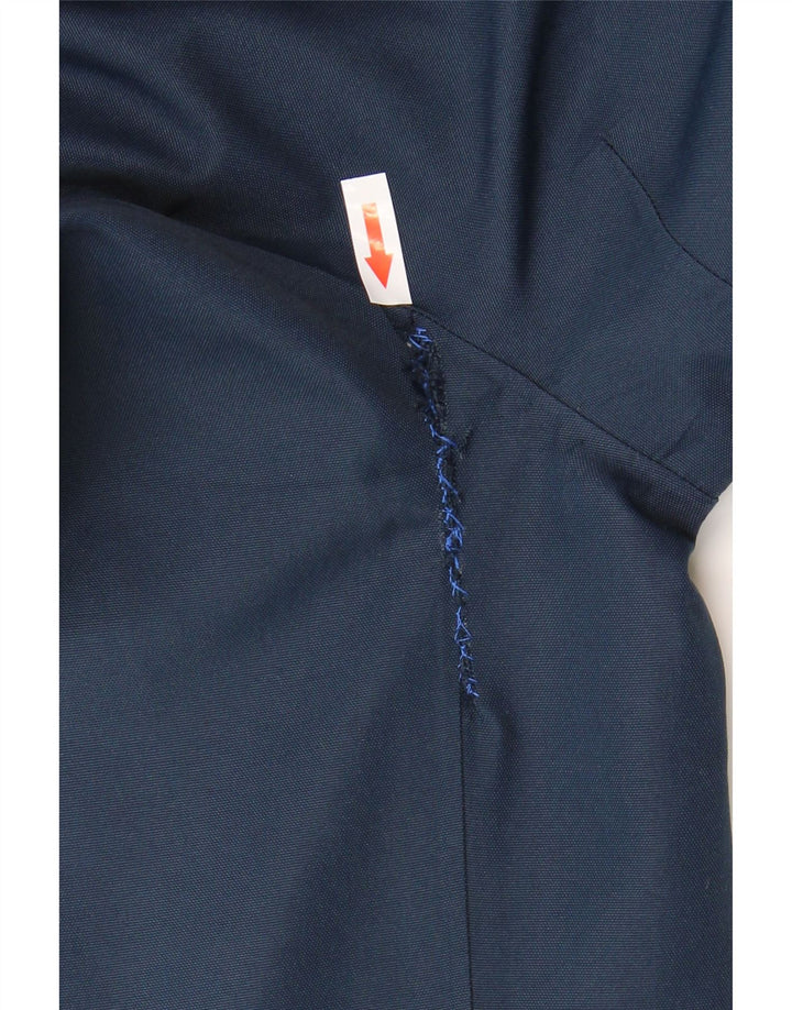 Barbour Womens Hooded Utility Jacket UK 14 Large Navy Blue