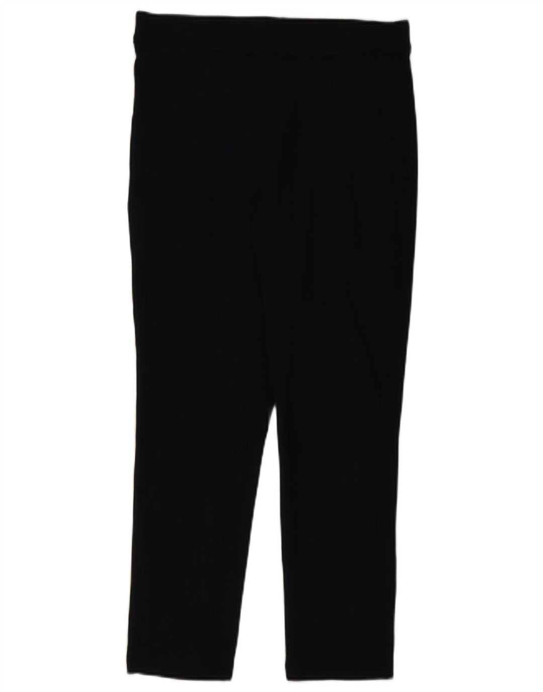 Marks & Spencer Womens Slim Casual Trousers UK 12 Medium W32 L26 Black