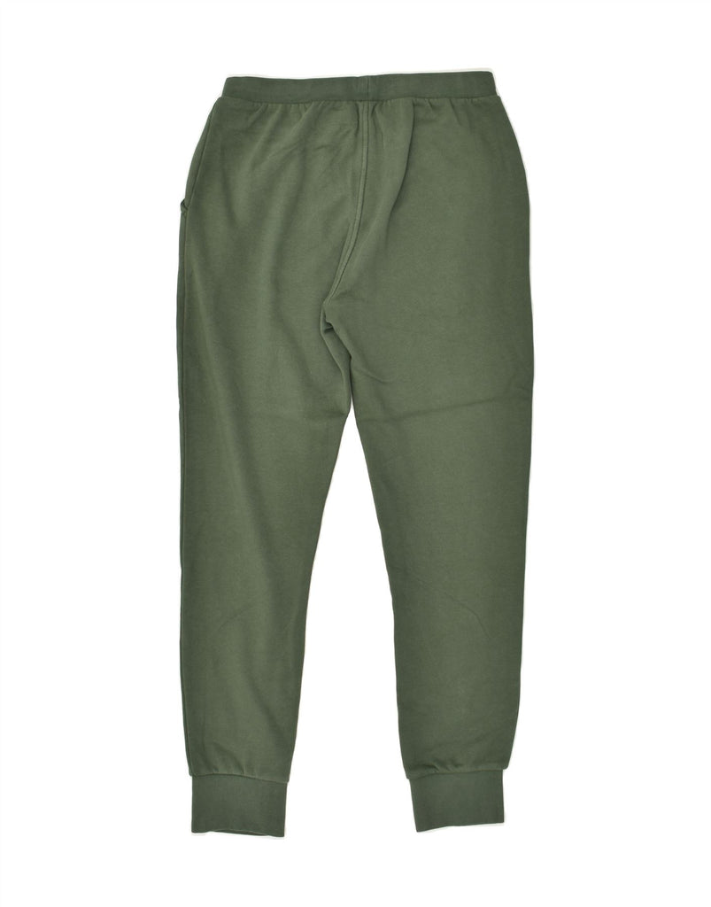 KAPPA Mens Tracksuit Trousers Joggers Small Green Cotton | Vintage Kappa | Thrift | Second-Hand Kappa | Used Clothing | Messina Hembry 