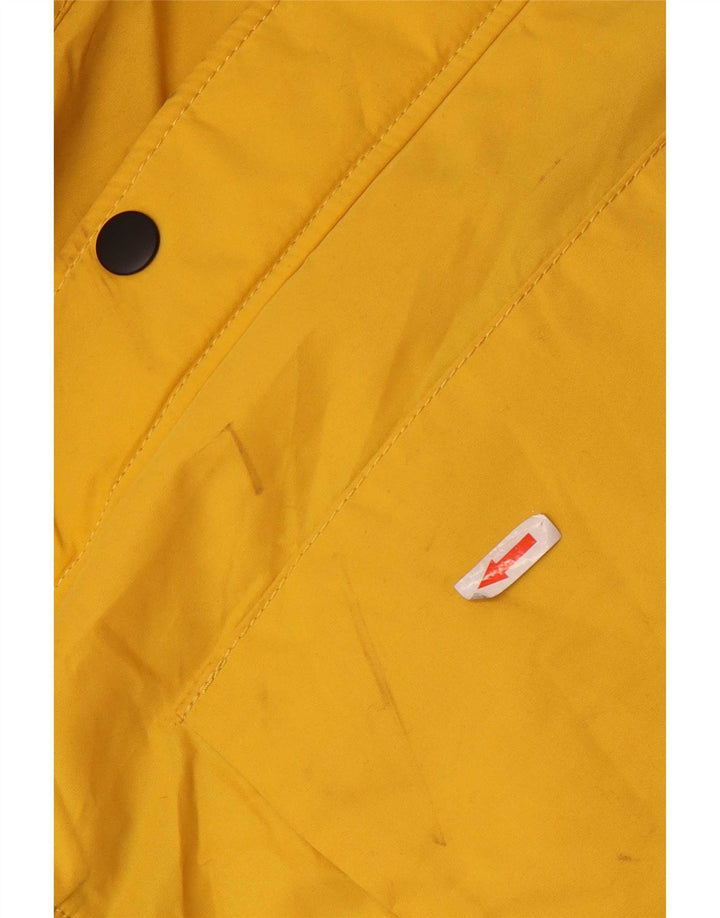 Jack & Jones Mens Hooded Parka Jacket UK 46 3XL Yellow Polyester