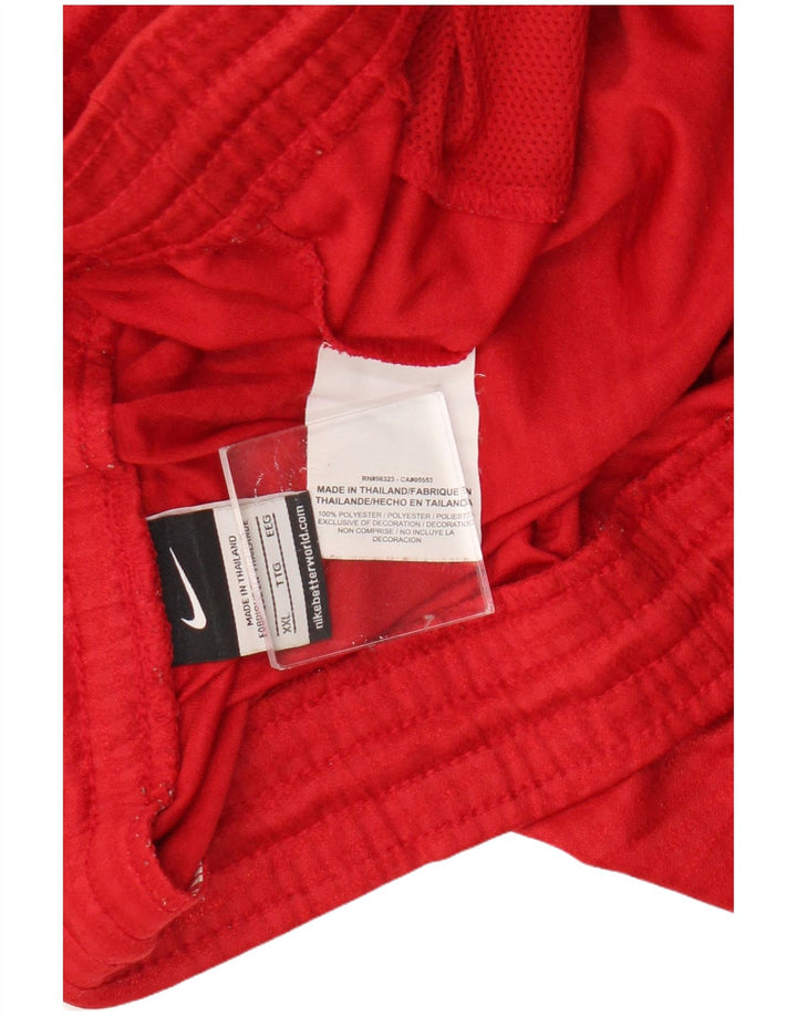 Nike Mens Sport Shorts 2XL  Red Polyester