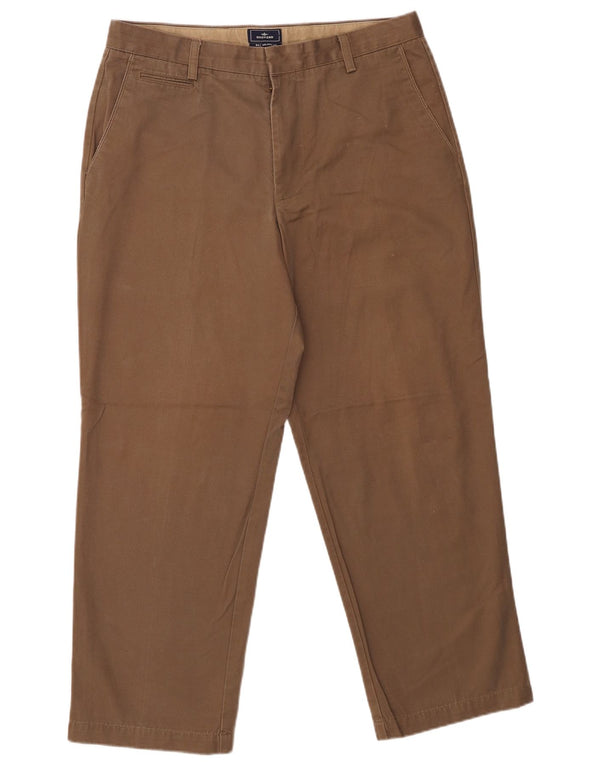 Dockers Mens Relaxed Fit Chino Trousers W34 L29 Beige Cotton