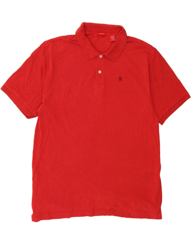 IZOD Mens Polo Shirt XL Red Cotton Vintage Izod and Second-Hand Izod from Messina Hembry 