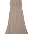 John Lewis Womens Sleeveless Maxi Dress UK 16 Large Grey Polyester