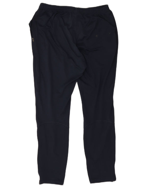 Nike Mens Tracksuit Trousers Large Navy Blue Polyester