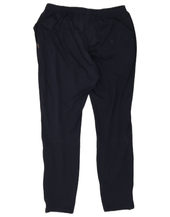 Nike Mens Tracksuit Trousers Large Navy Blue Polyester