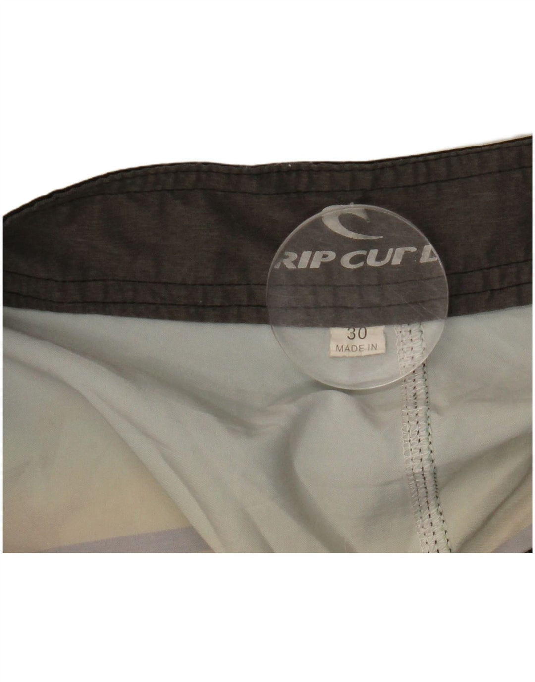 RIP CURL Mens Swimming Shorts Medium Grey Colourblock