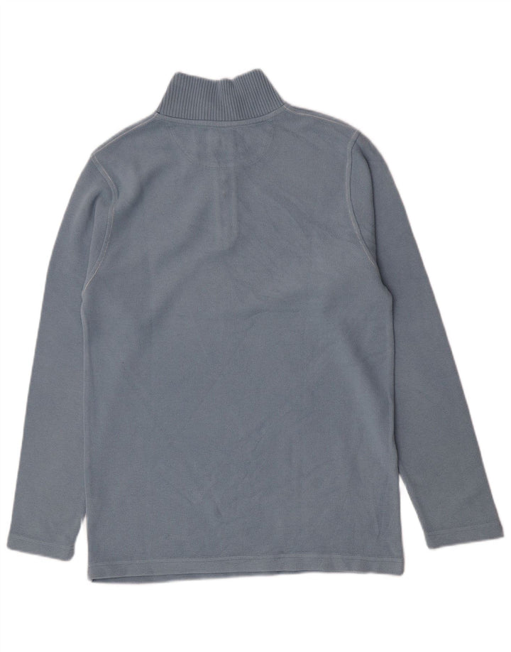 Marlboro Classics Boys Zip Neck Jumper Sweater 15-16 Years Large Blue